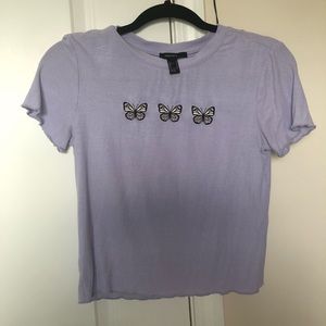 super cute purple crop top